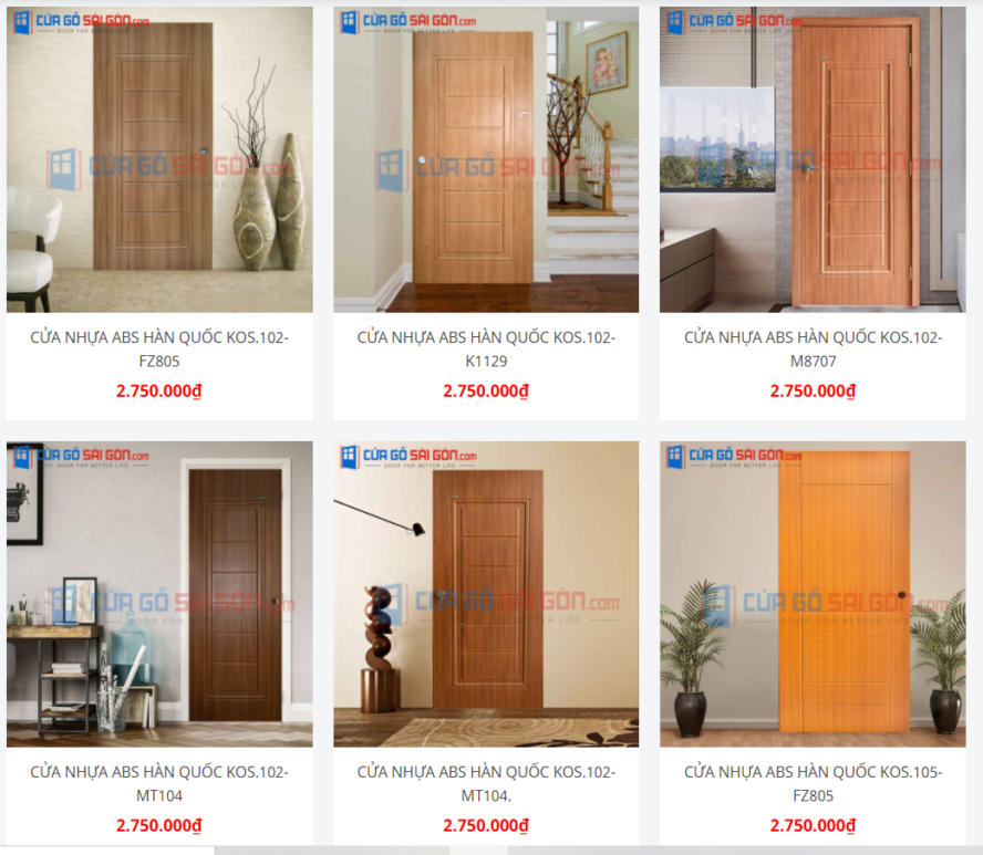 MẪU CỬA ABS HOT 2021