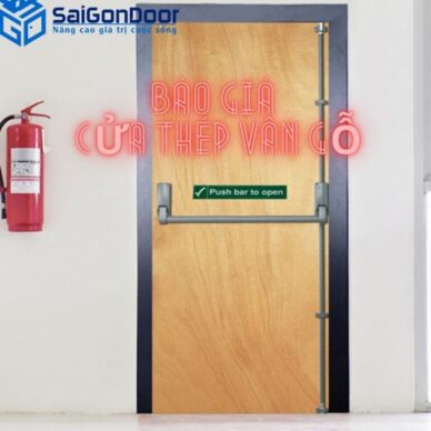 Cửa thép vân gỗ là gì? | Báo giá cửa thép vân gỗ 2022